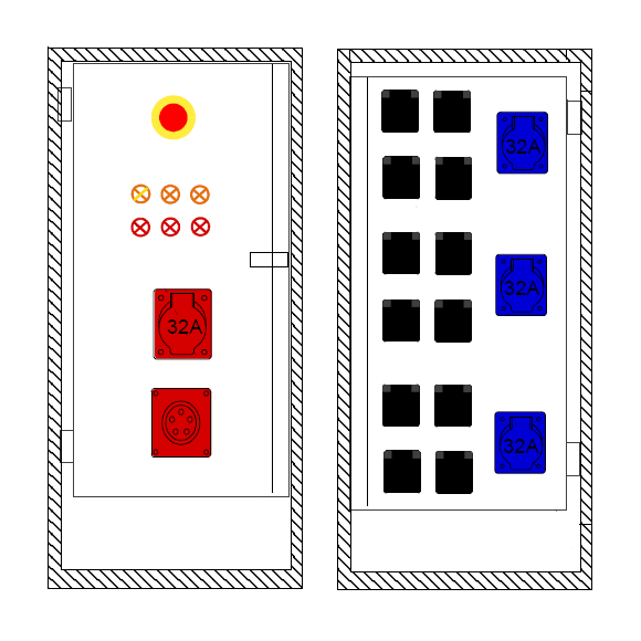 Location Armoire de Distribution électrique 